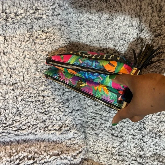 Juicy Couture Floral Zip Pouch - Vibrant Multicolor - Picture 2 of 6